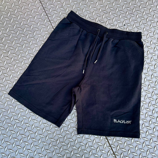 BLACKLISTRIGHTE EMBROIDERED STADIUM SHORTS