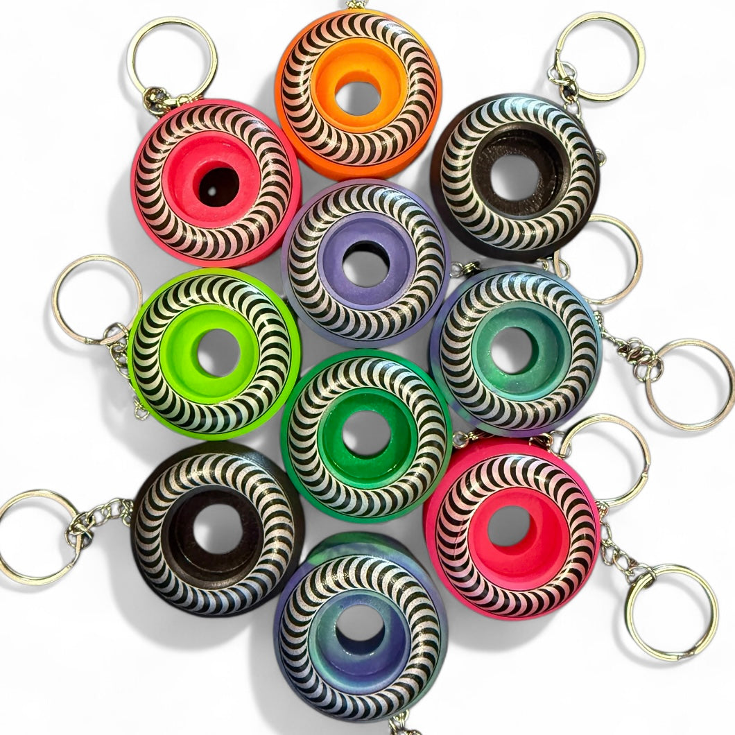 ASST COLOR WHEEL KEYCHAIN