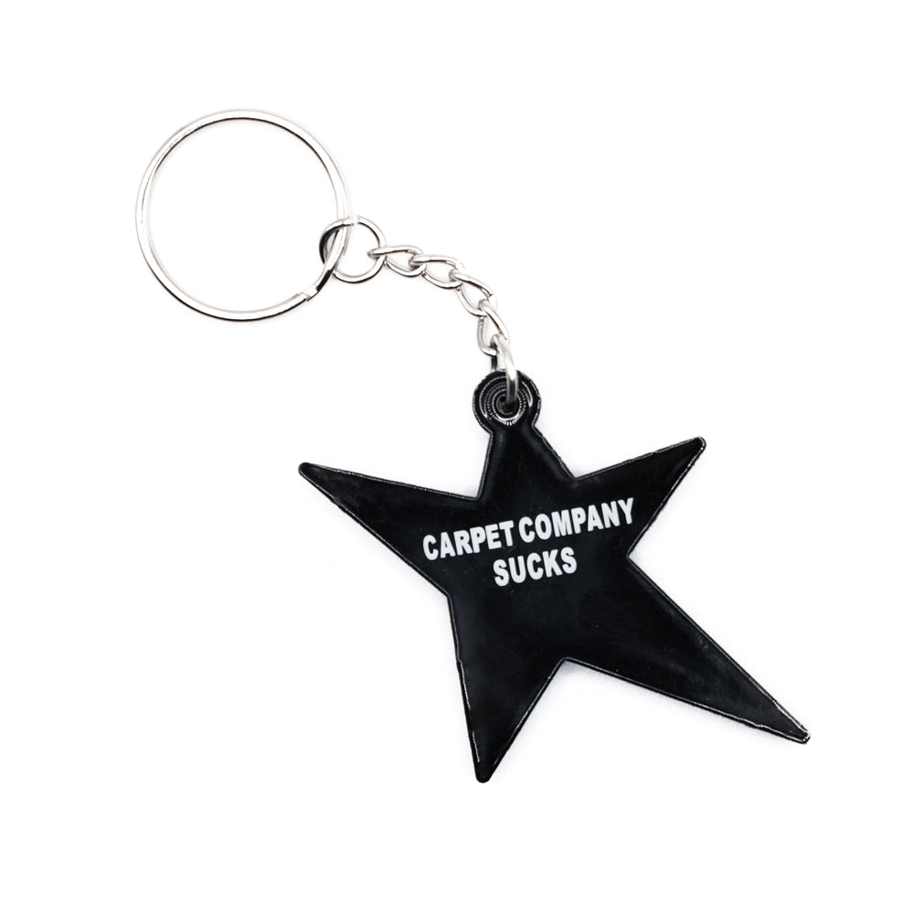 GLOW IN THE DARK C-STAR KEYCHAIN