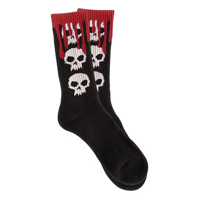 3 SKULL BLOOD CREW SOCK
