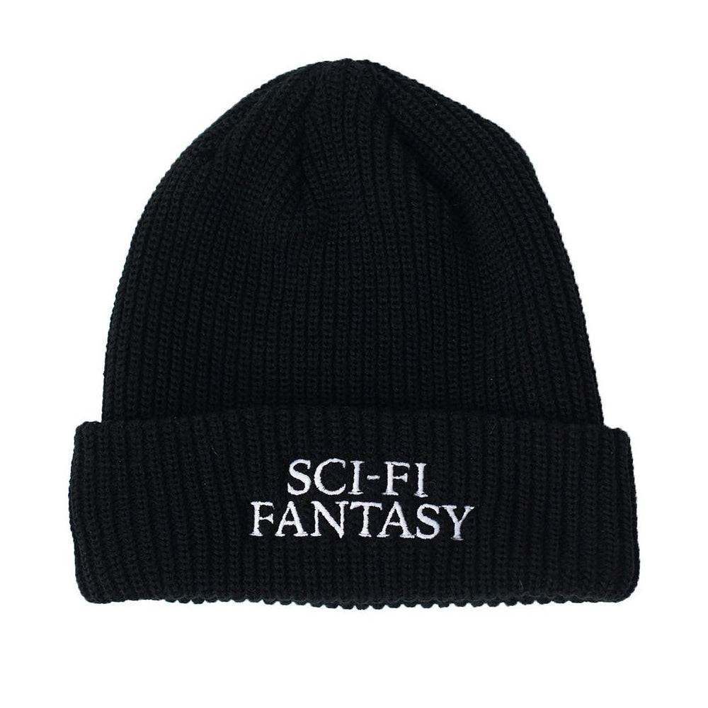 BLACK LOGO BEANIE