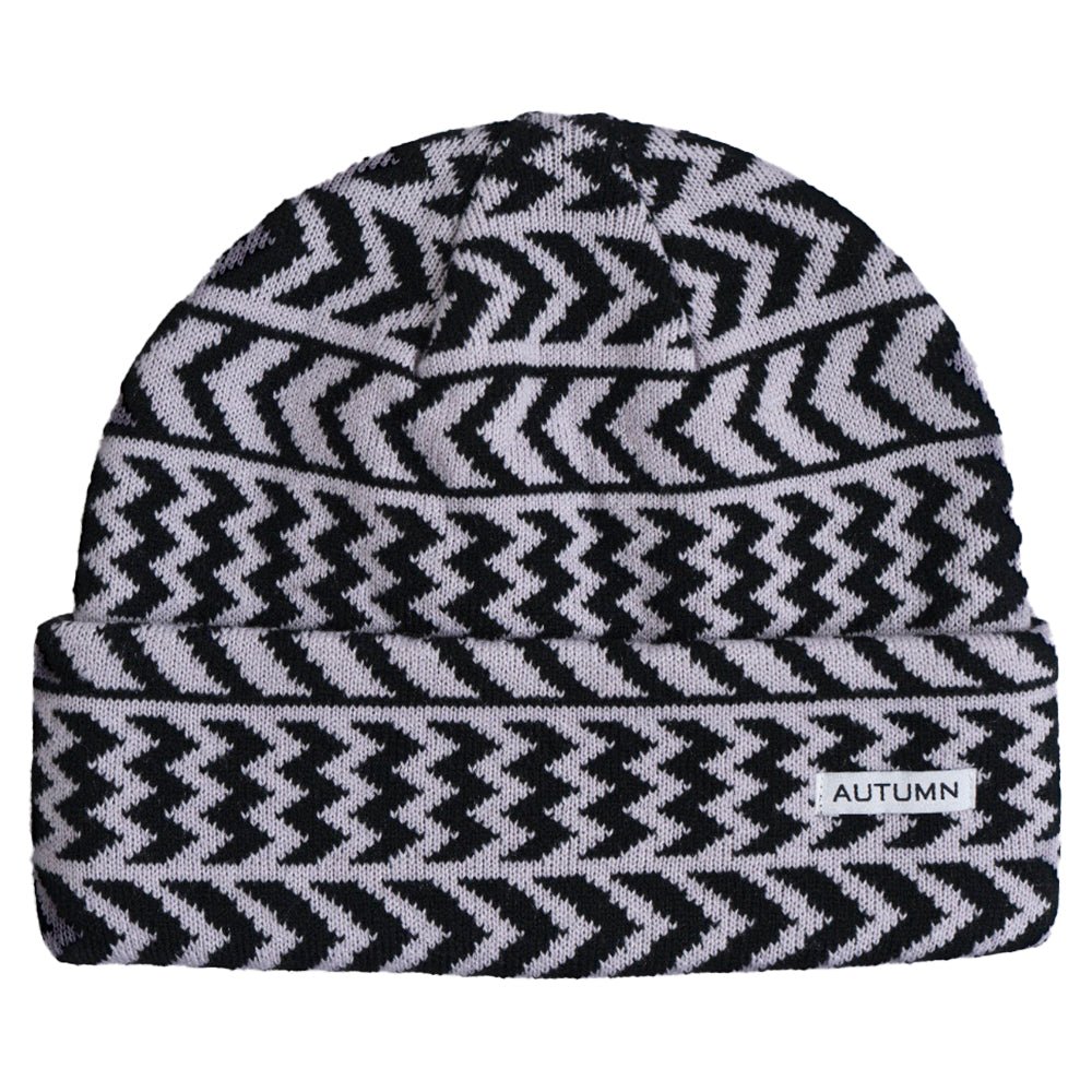 CHEVRON WHISPER PINK BEANIE