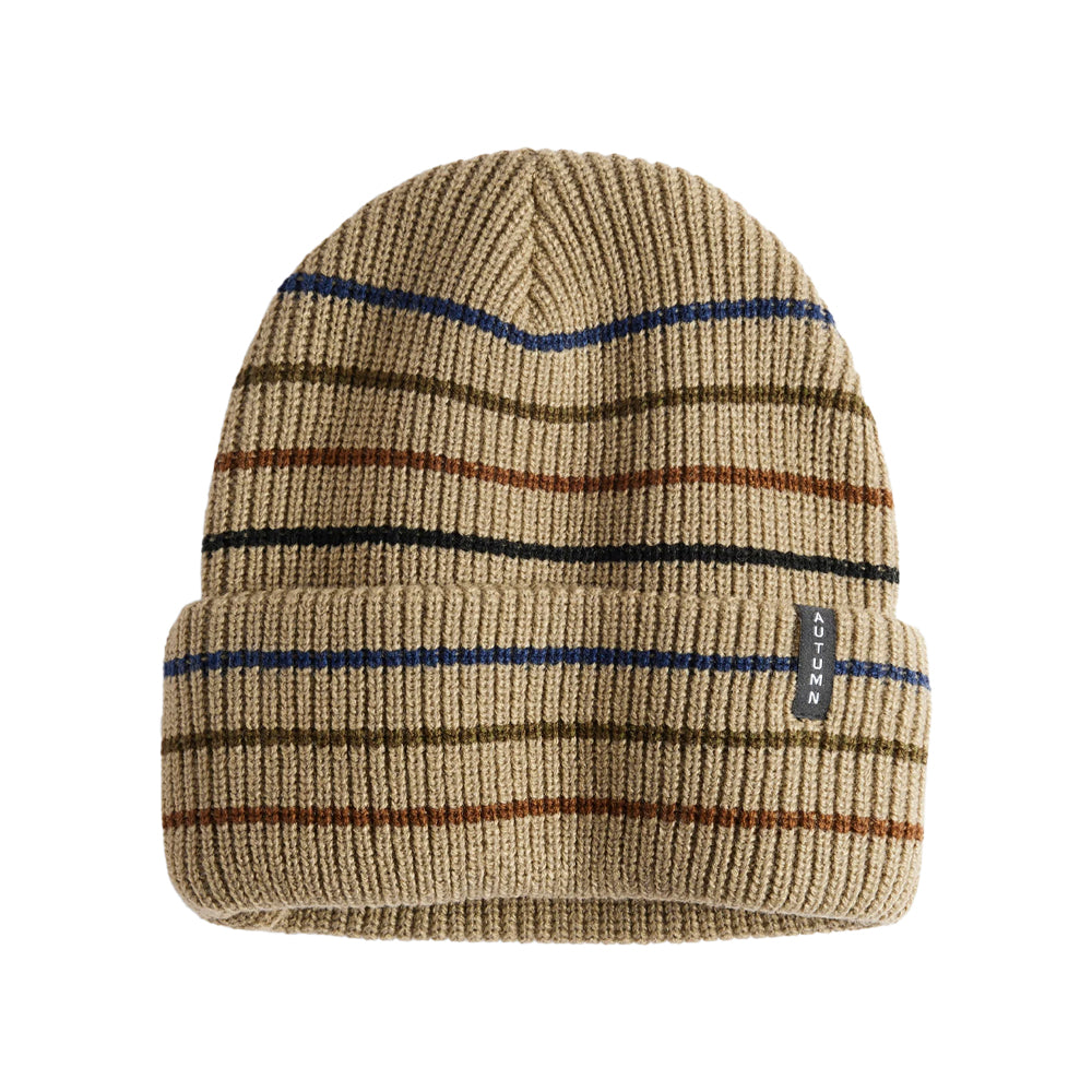 CHINCHILLA MULTI STRIPE BEANIE