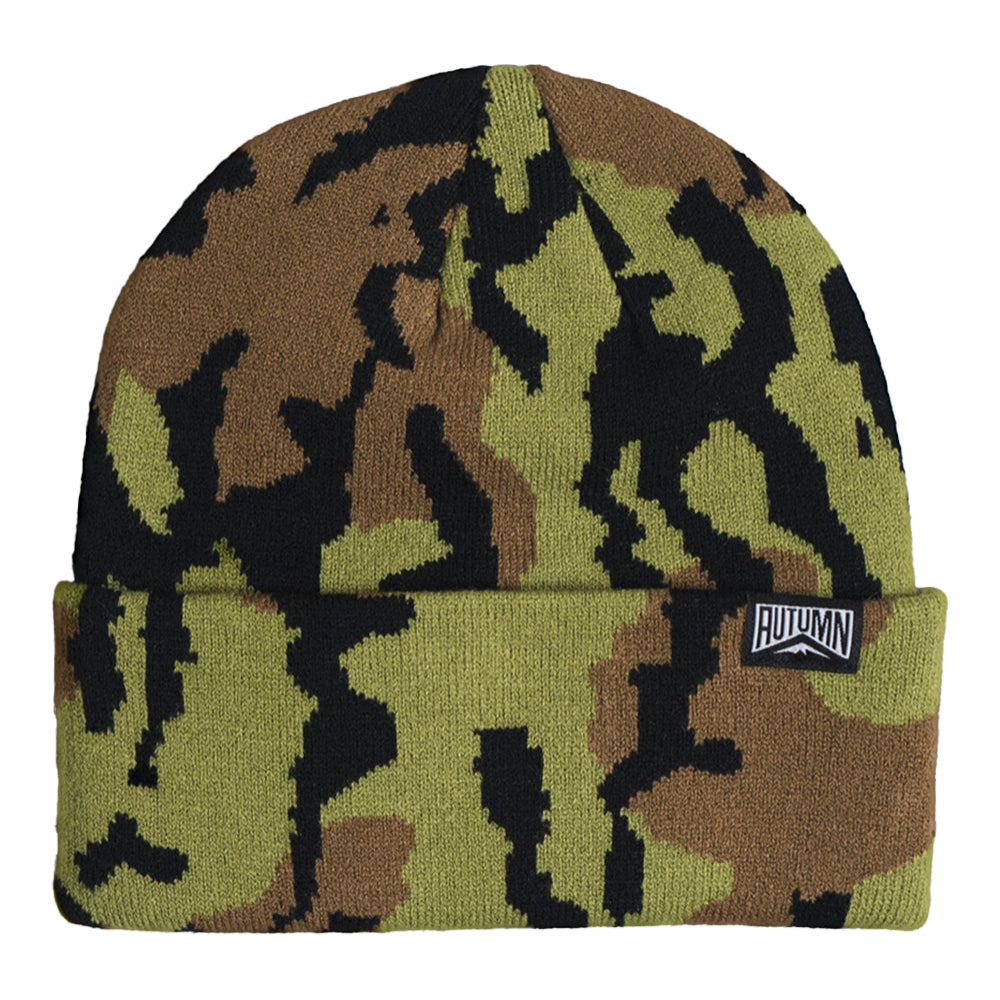 OLD GROWTH DARK SAND CAMO BEANIE