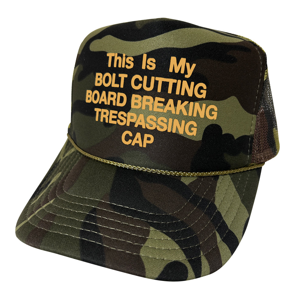 TRESPASSING TRUCKER HAT