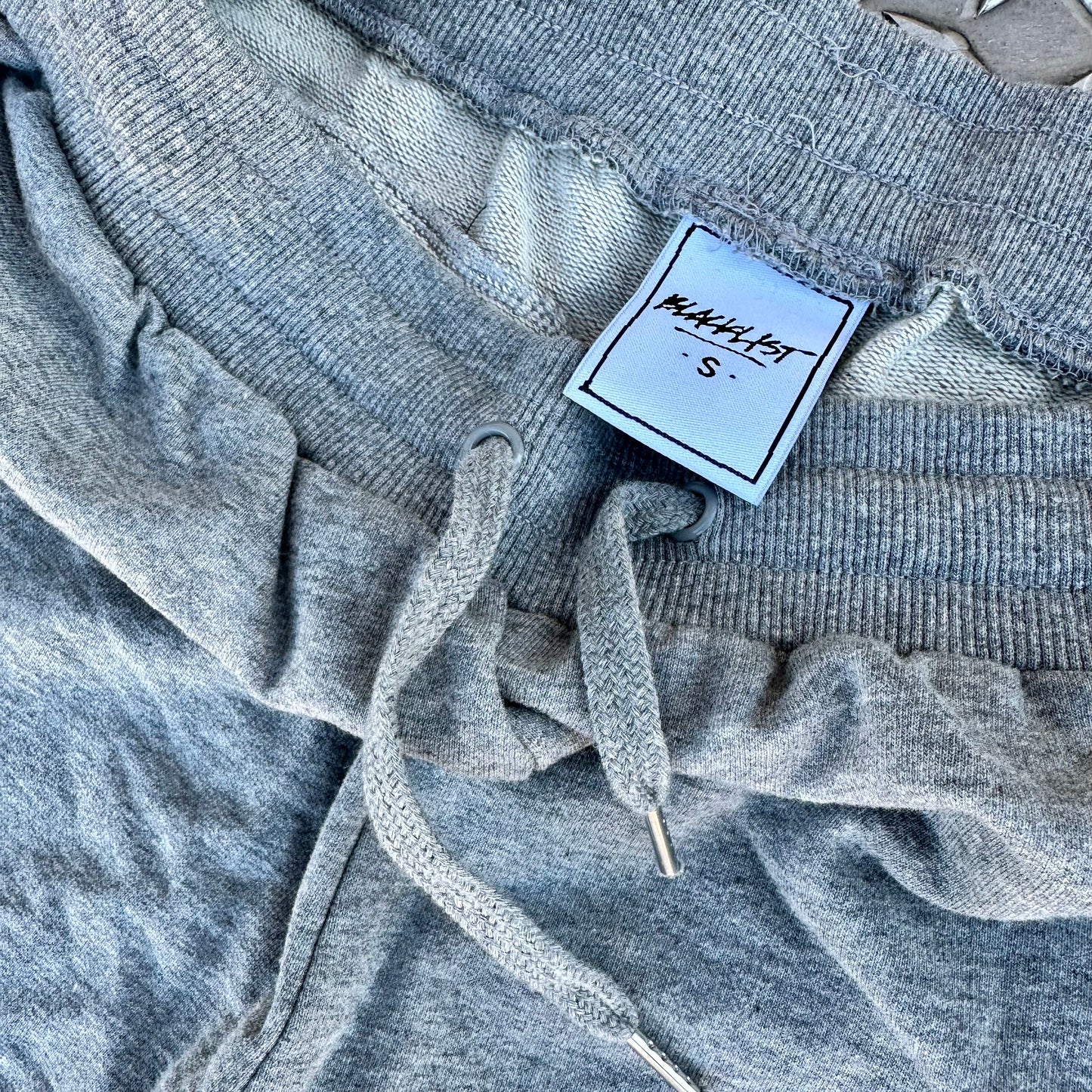 BLACKLISTRIGHTE EMBROIDERED STADIUM SHORTS