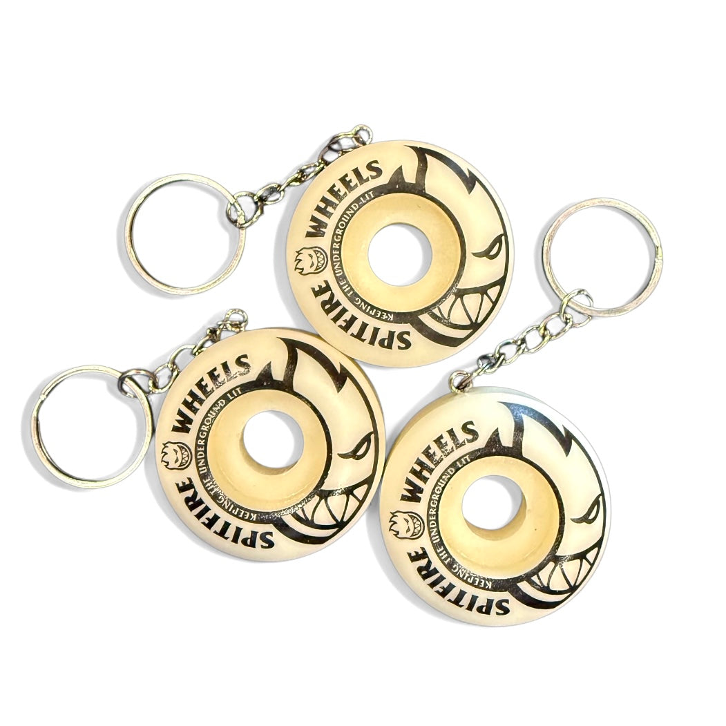 NATURAL WHEEL KEYCHAIN
