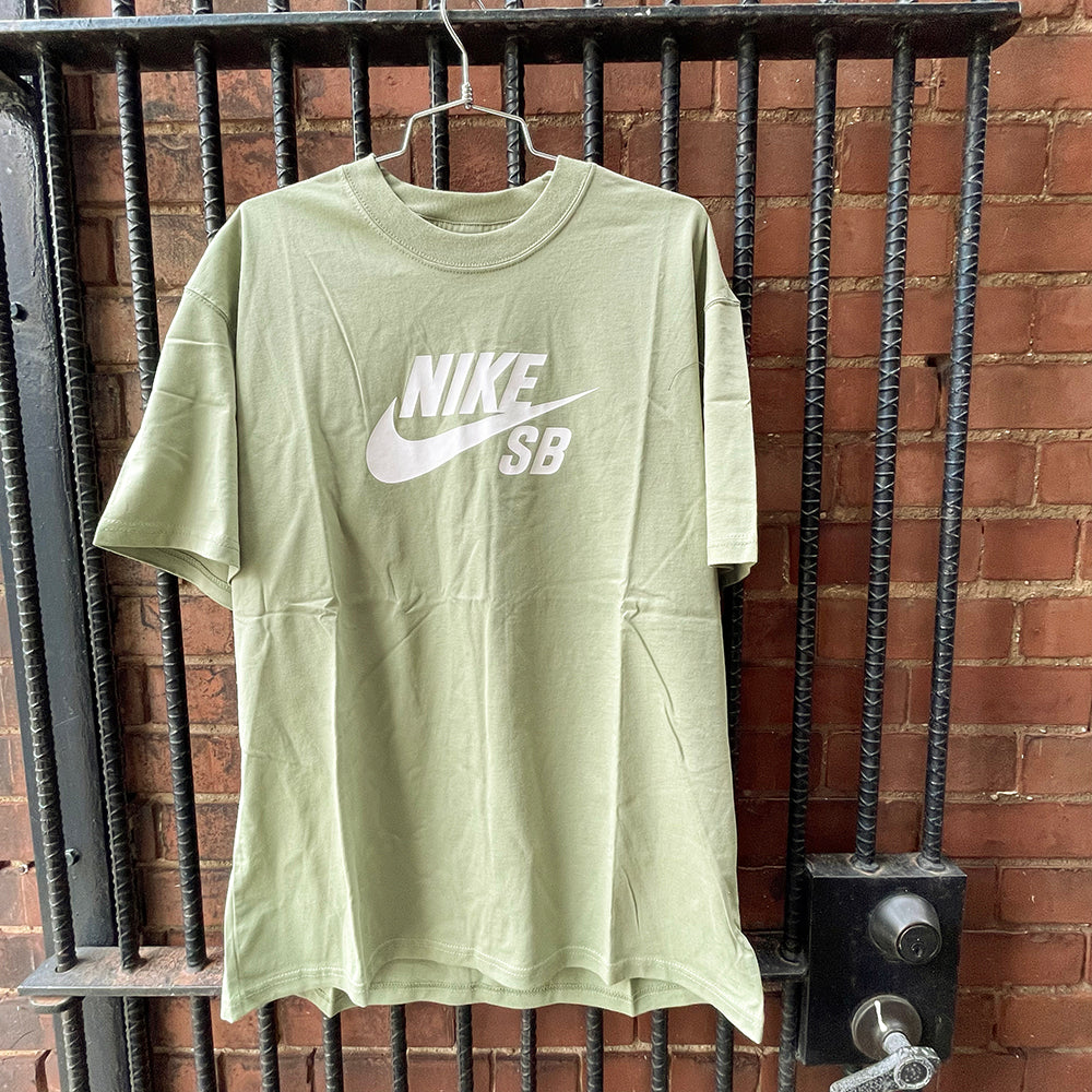 OIL GREEN SB LOGO TEE