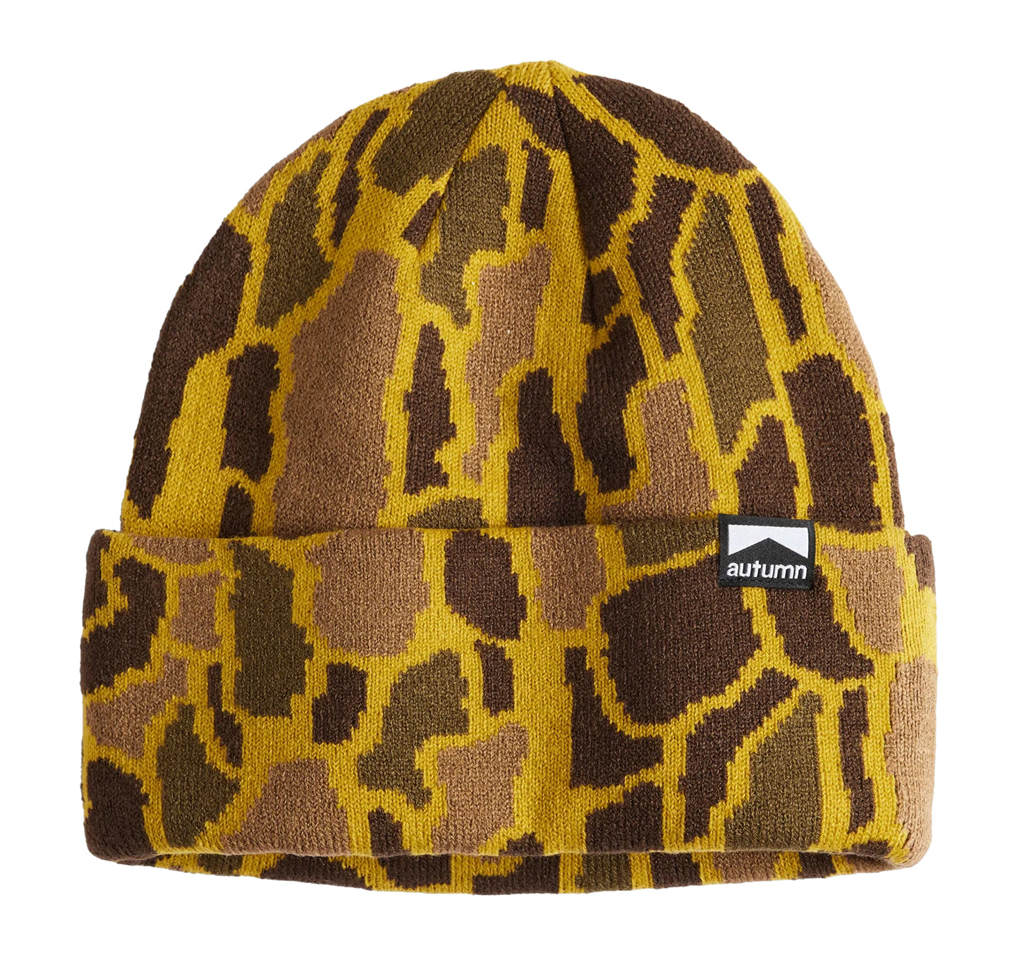 OLIVE OCHRE TREEBARK BEANIE