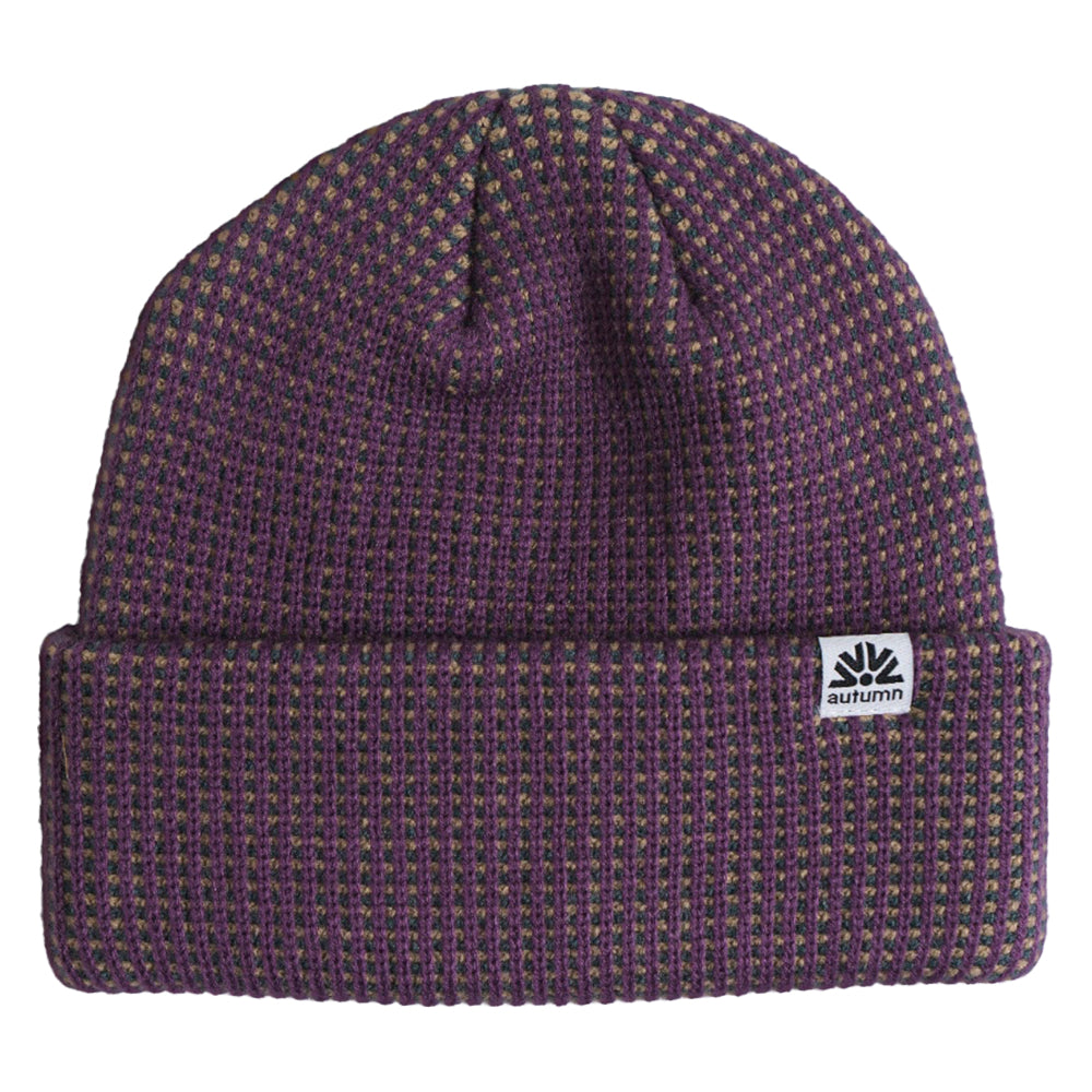 STATIC PLUM BEANIE