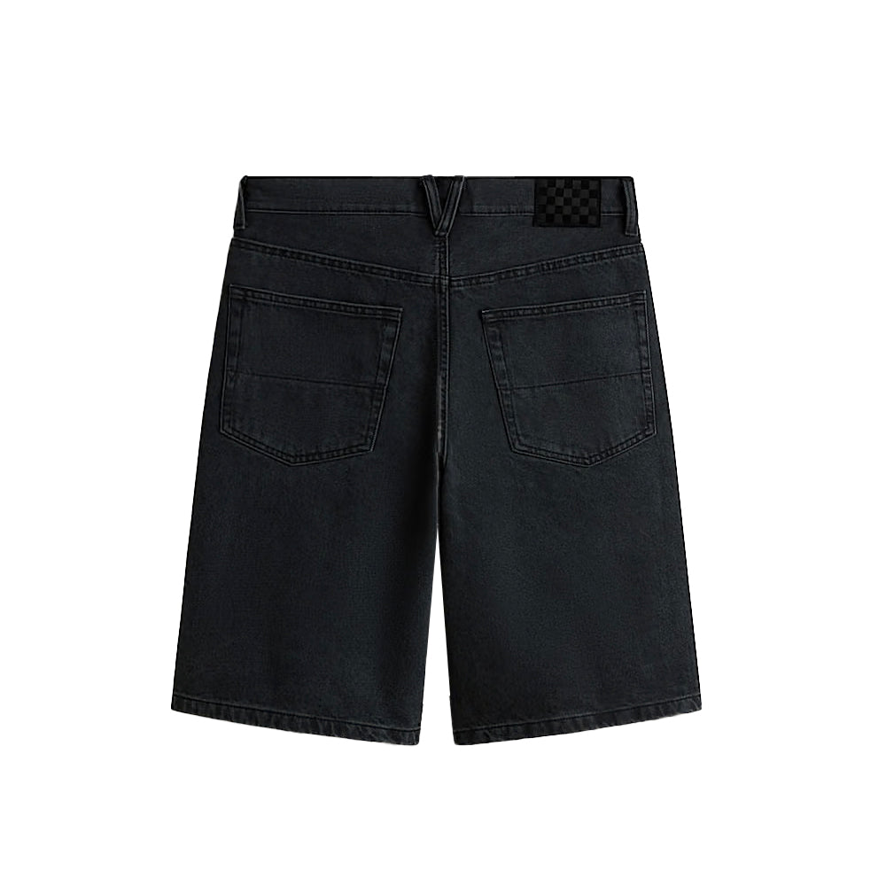 BLACK CHECK-5 BAGGY DENIM SHORTS