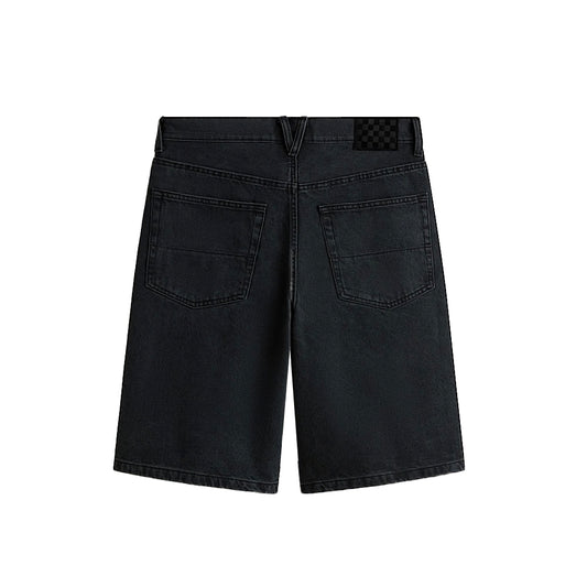 BLACK CHECK-5 BAGGY DENIM SHORTS