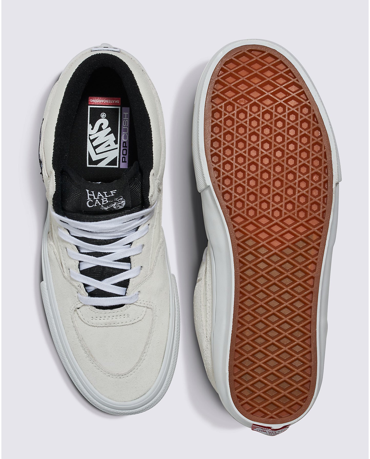 SKATE HALF CAB (WHITE/BLACK)