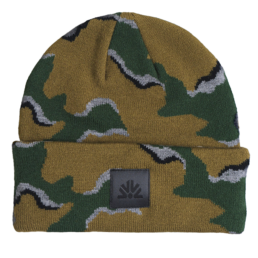 WAVY CAMO FIR BEANIE