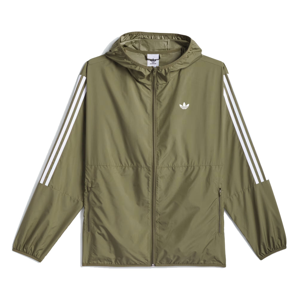 SKATEBOARDING WINDBREAKER - OLIVE STRATA