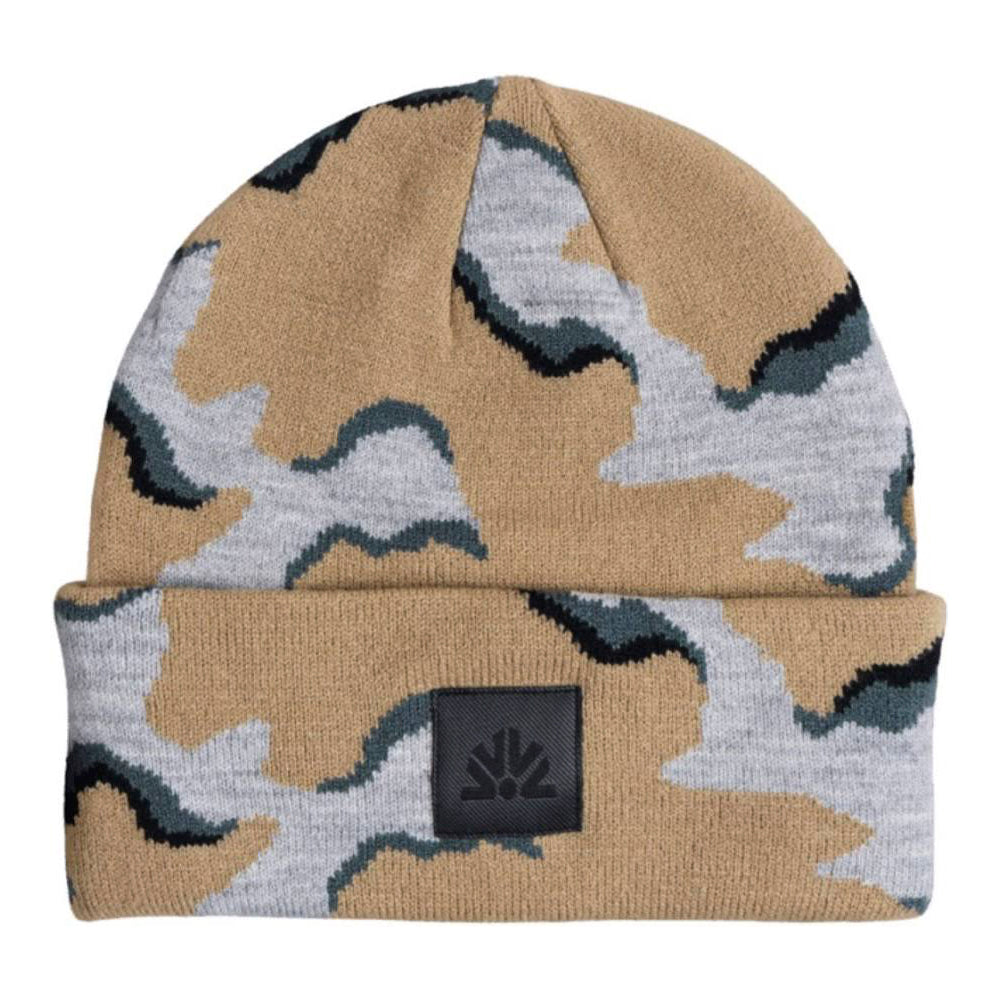 WAVY CAMO SAND BEANIE