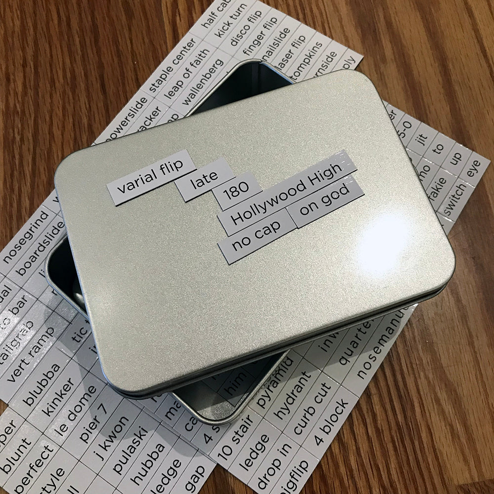 MAGNET FRIDGE POETRY