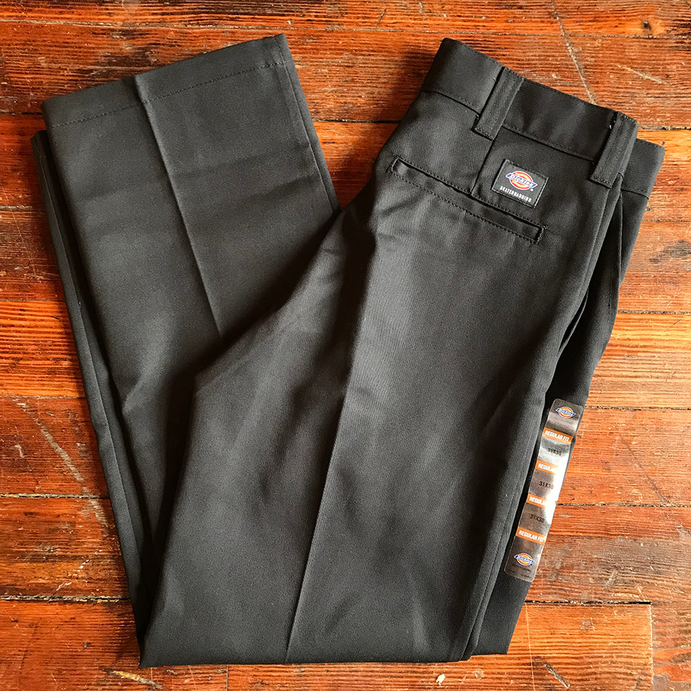SKATEBOARDING REGULAR FIT TWILL PANTS (BLACK)
