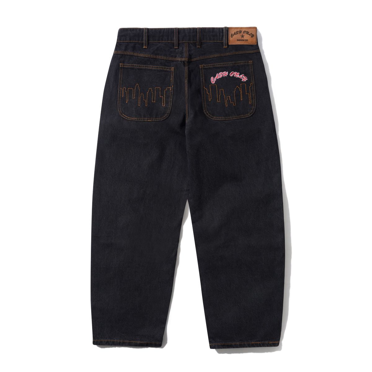 LOGO BAGGY DENIM JEANS