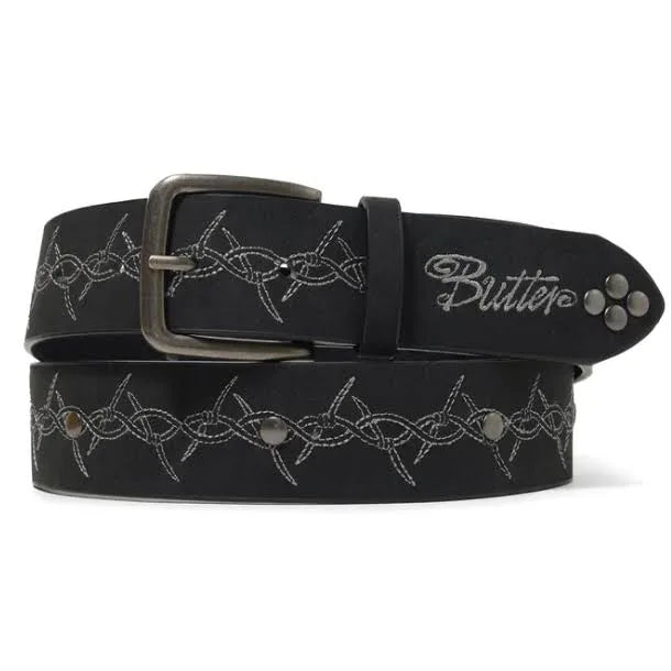 BARBED WIRE STUDDED BELT