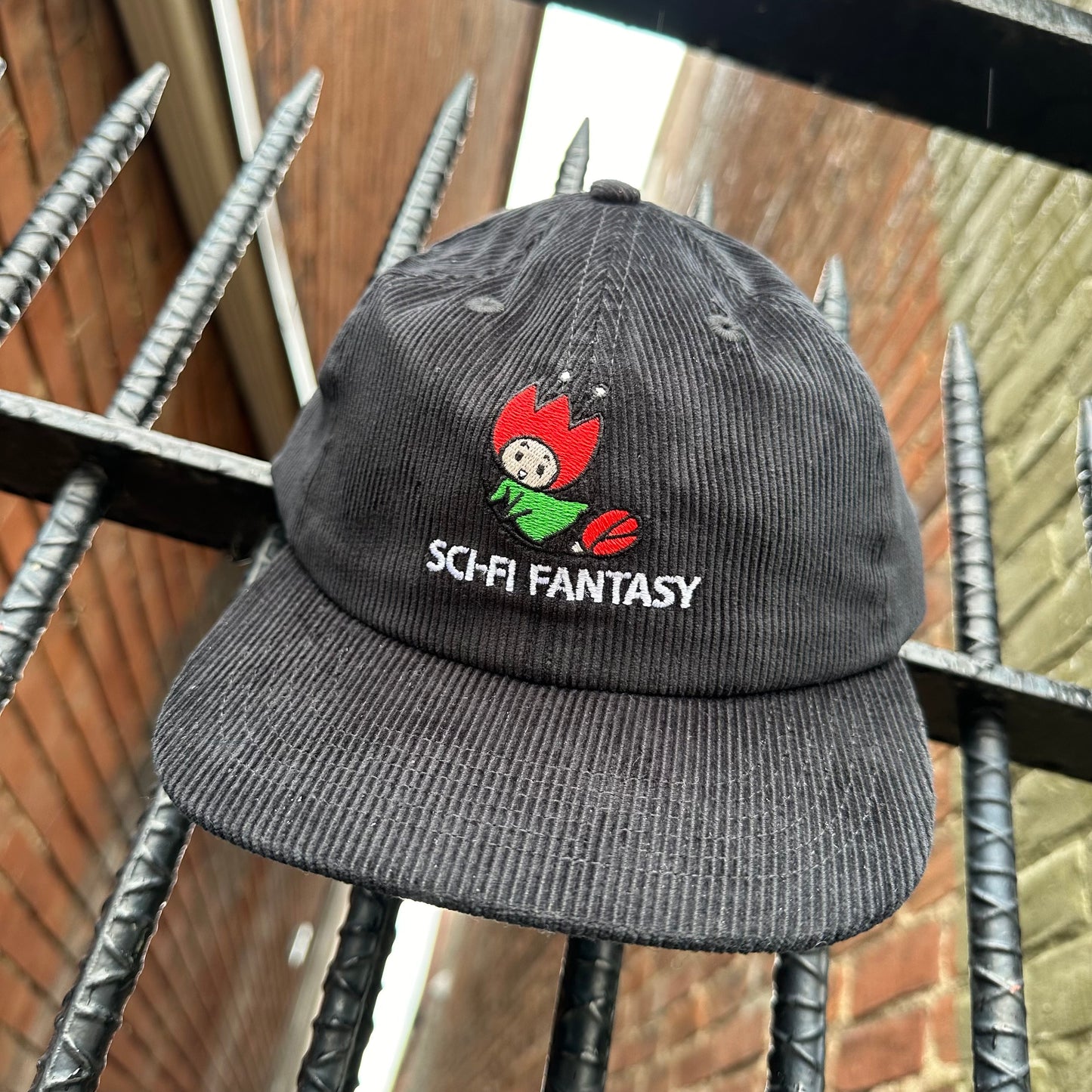 FLYING ROSE CORD HAT