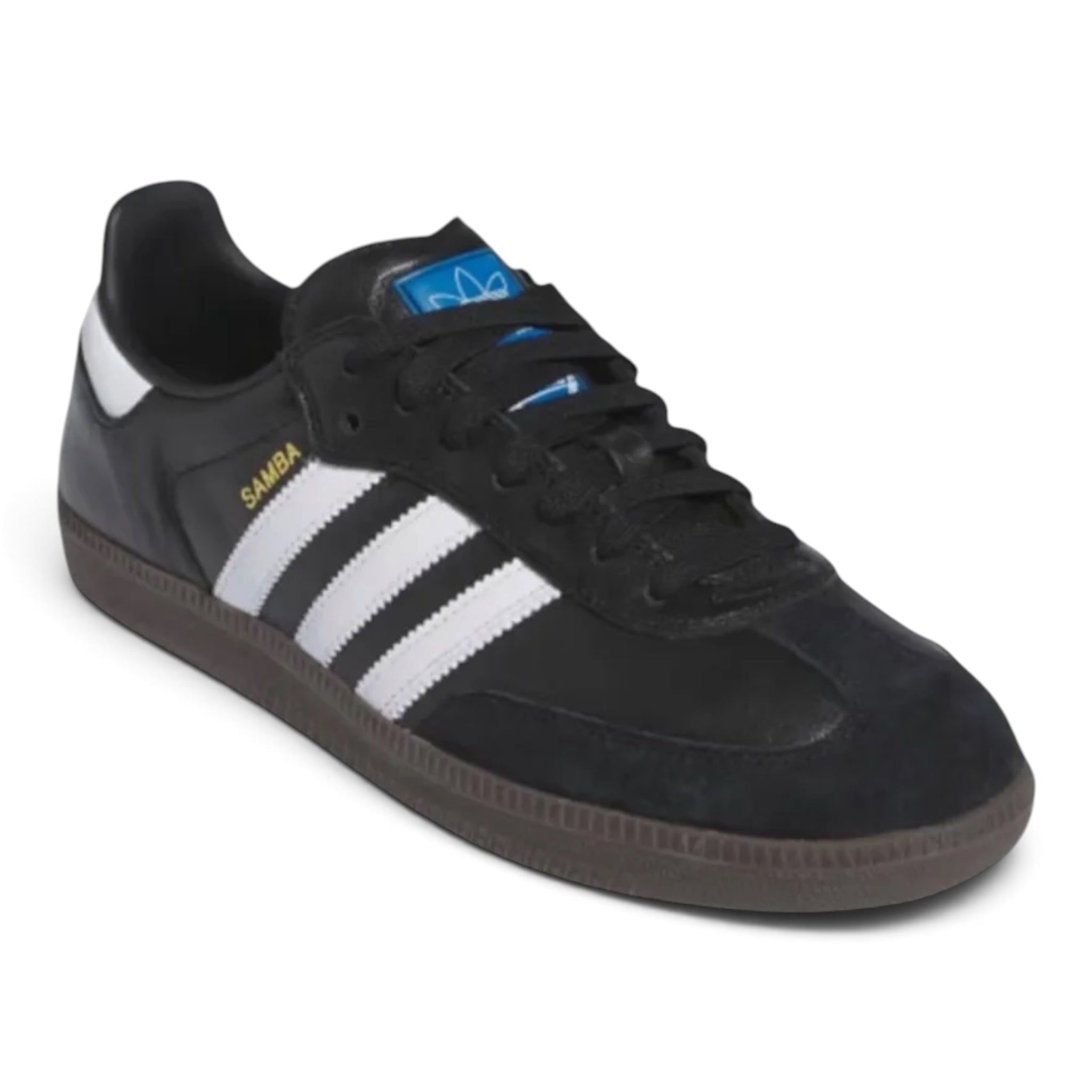 Adidas Samba ADV Skate Shoes – Black | Blacklist Board Shop