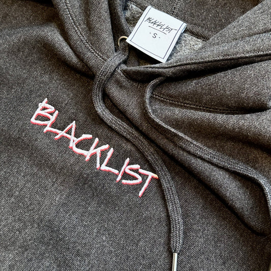 BLACKLISTRIGHTE HEAVYWEIGHT LOGO HOODIE (CHARCOAL)