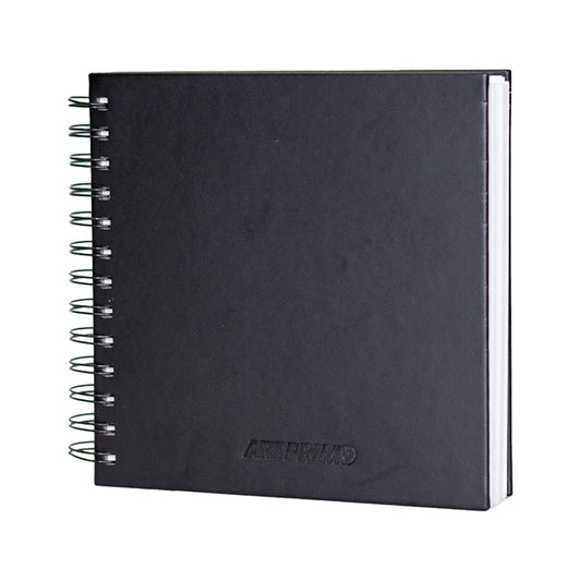 SPIRAL BOUND BLACKBOOK 7” x 7"