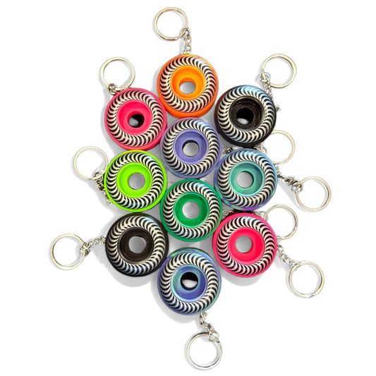 ASST COLOR WHEEL KEYCHAIN