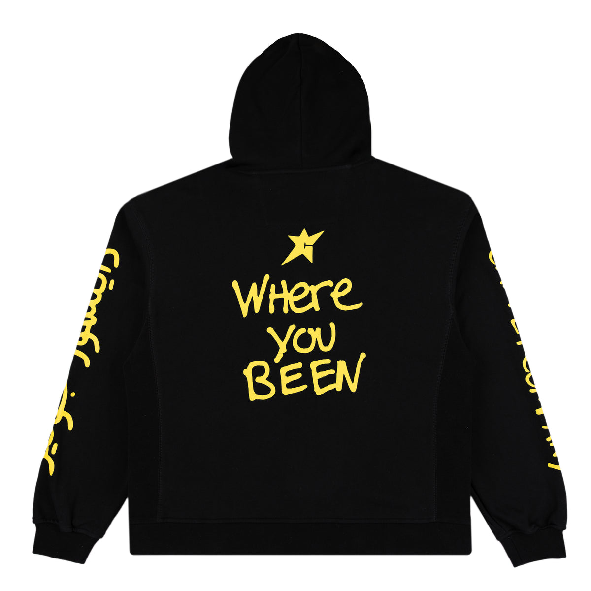 WHERE TOU BEEN ZIP HOODIE