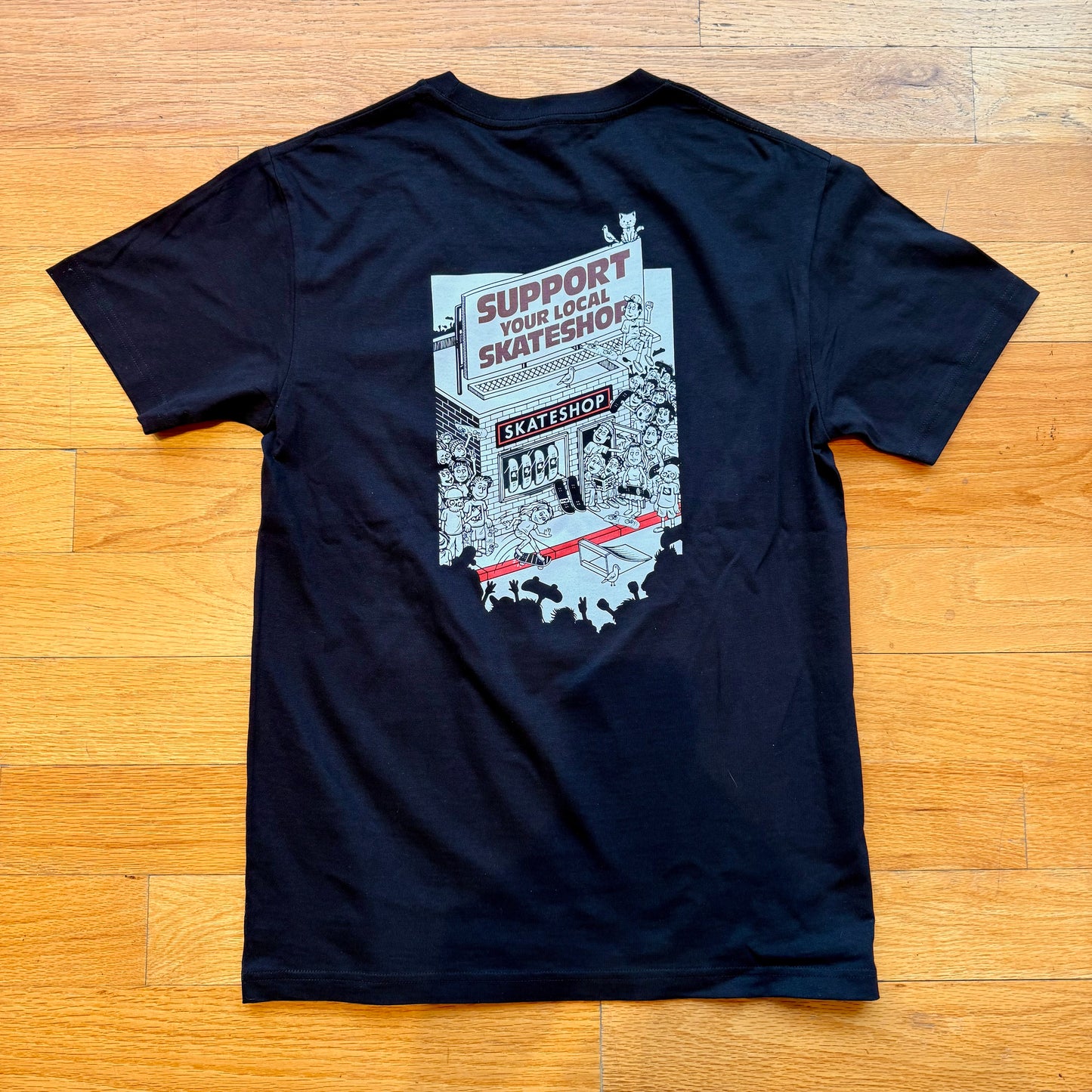 SKATE SHOP DAY TEE BY TODD BRATRUD