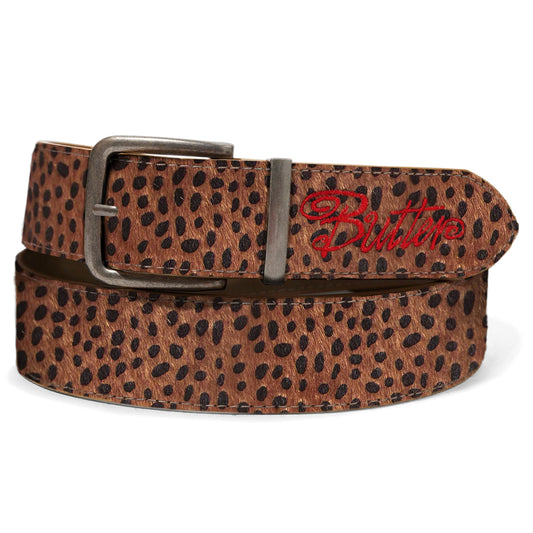 DEER ANIMAL HIDE BELT