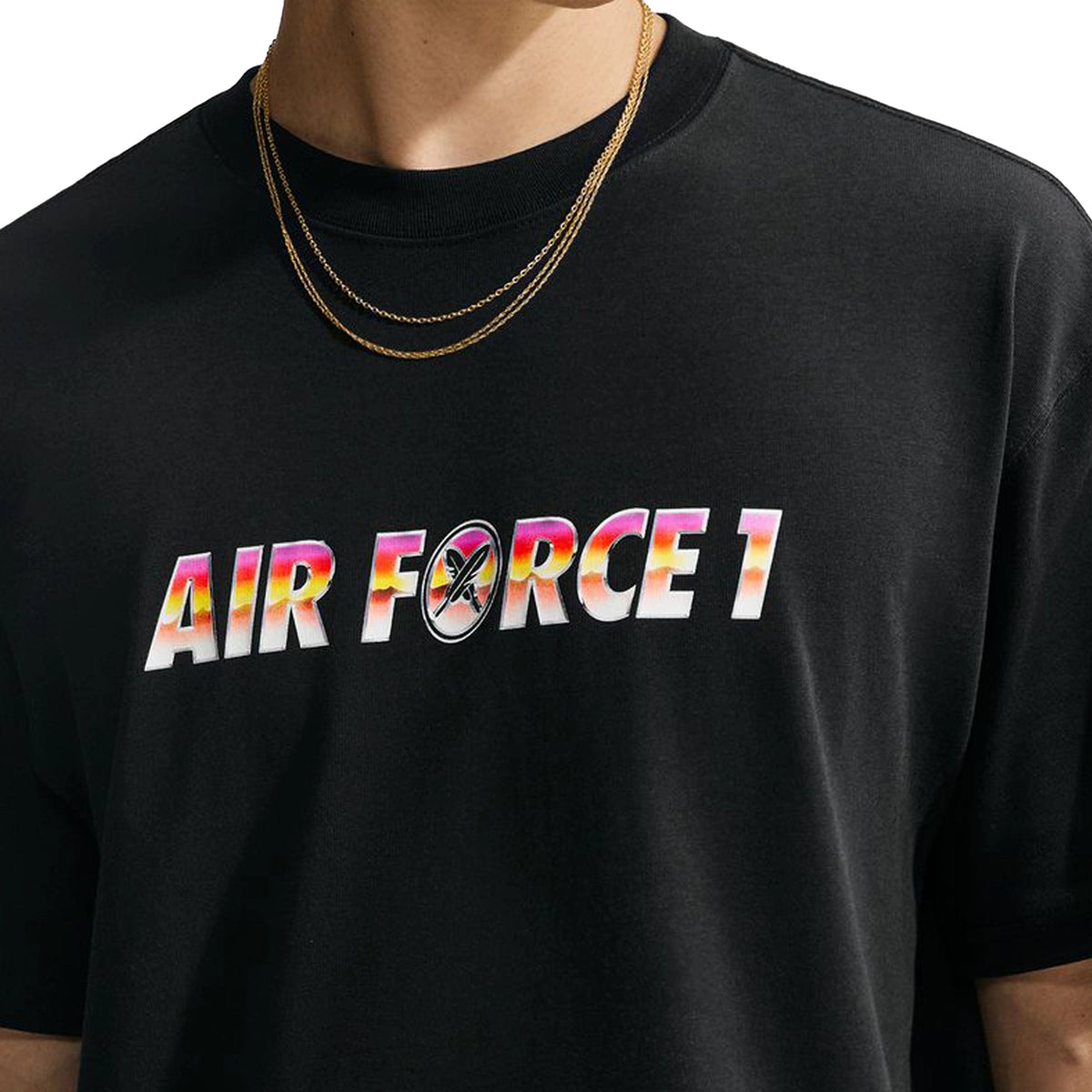 BLACK YUTO HORIGOME AIR FORCE 1 SKATE TEE SHIRT