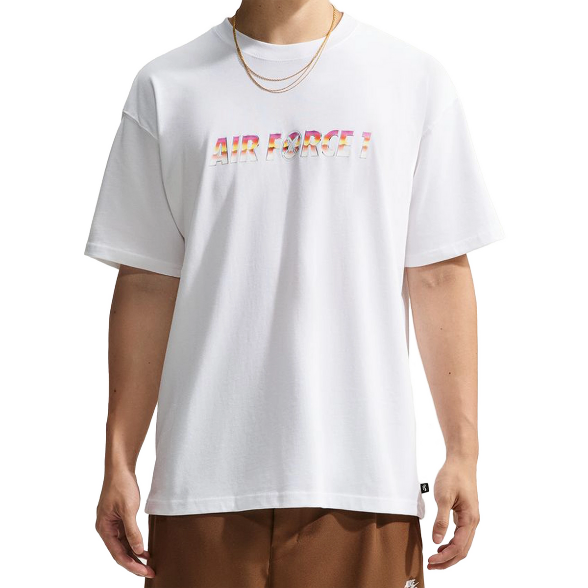WHITE YUTO HORIGOME AIR FORCE 1 SKATE TEE SHIRT