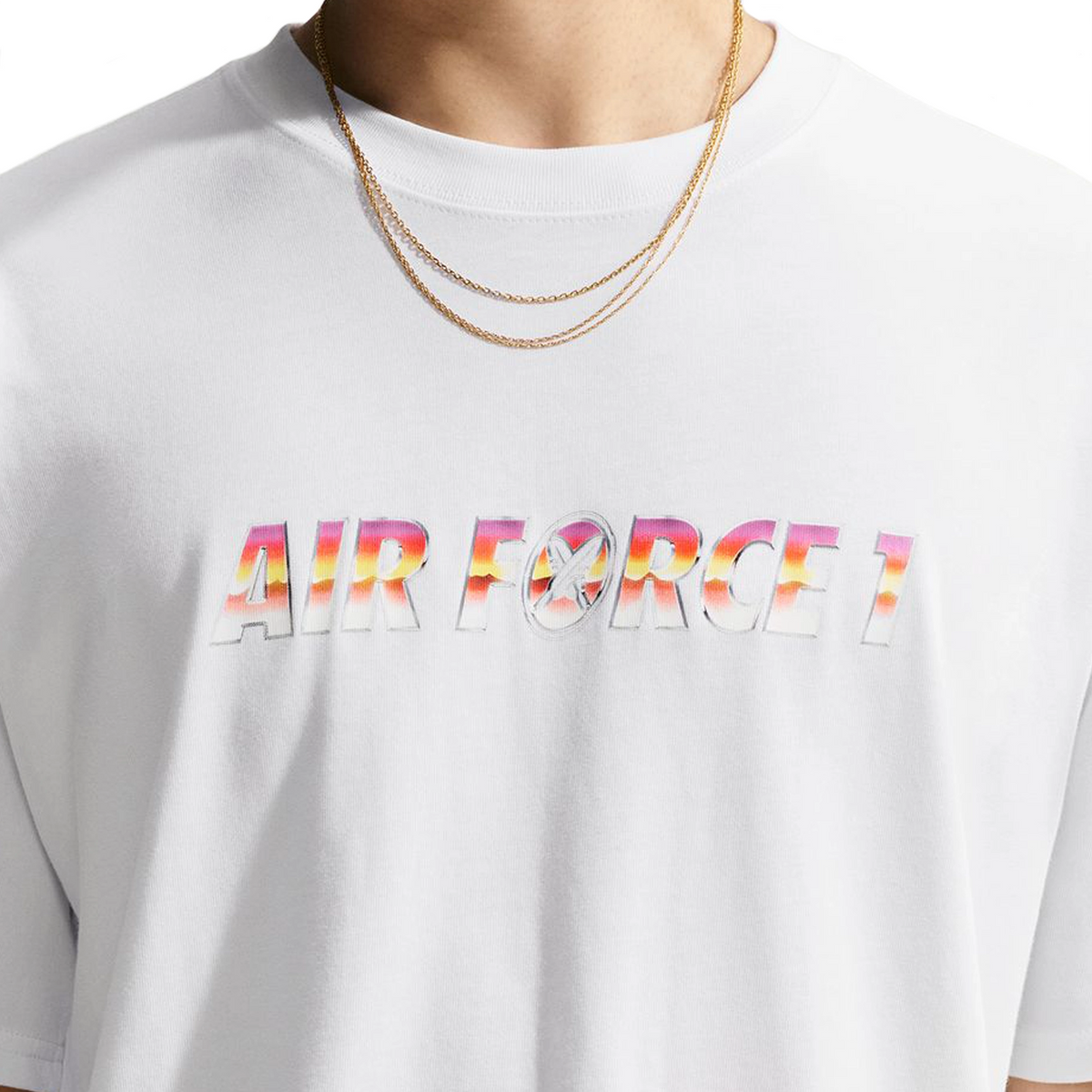 WHITE YUTO HORIGOME AIR FORCE 1 SKATE TEE SHIRT