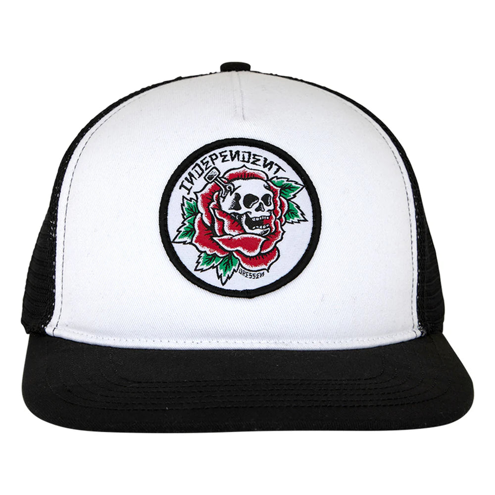 DRESSEN SKULL ROSE SNAPBACK HAT