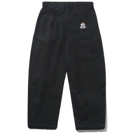 WASHED BLACK WORK PANTS