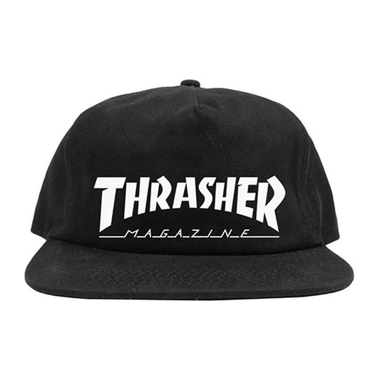 BLACK/WHITE MAG LOGO SNAPBACK HAT