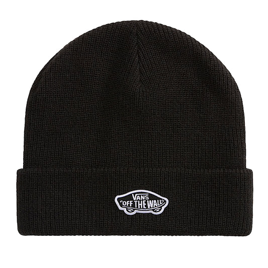 BLACK CLASSIC CUFF BEANIE