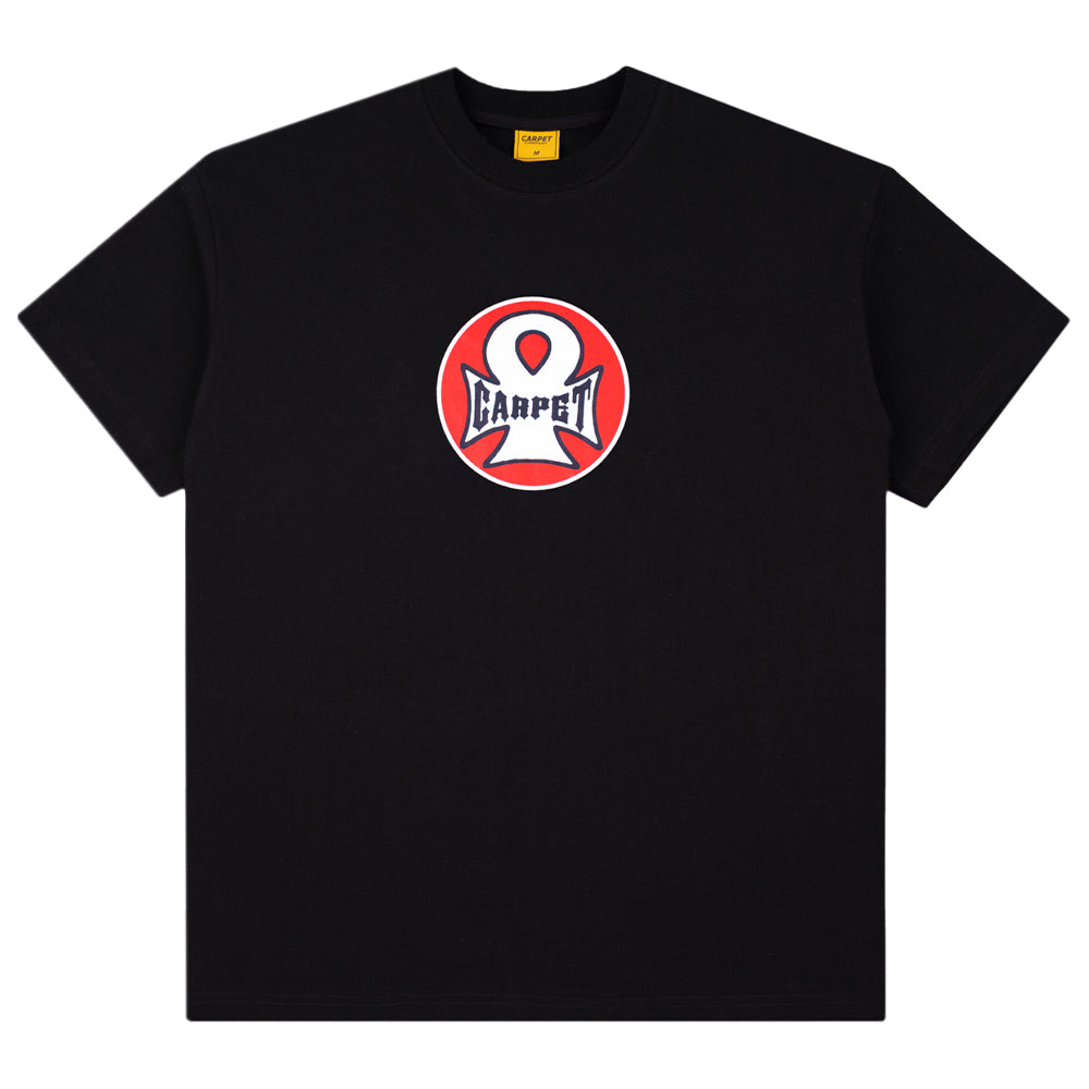 BLACK IRON ANKH TEE