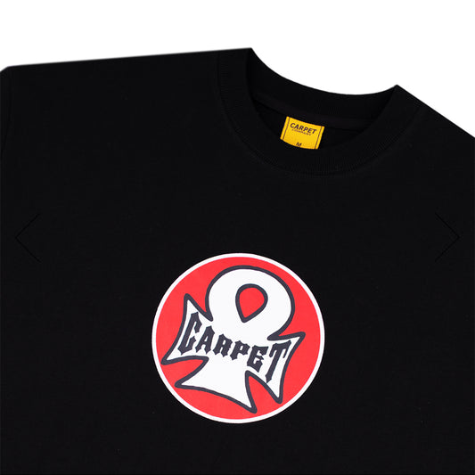 BLACK IRON ANKH TEE