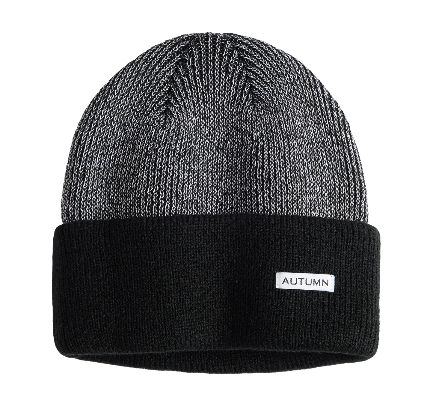 BLACK REFLECTIVE BEANIE