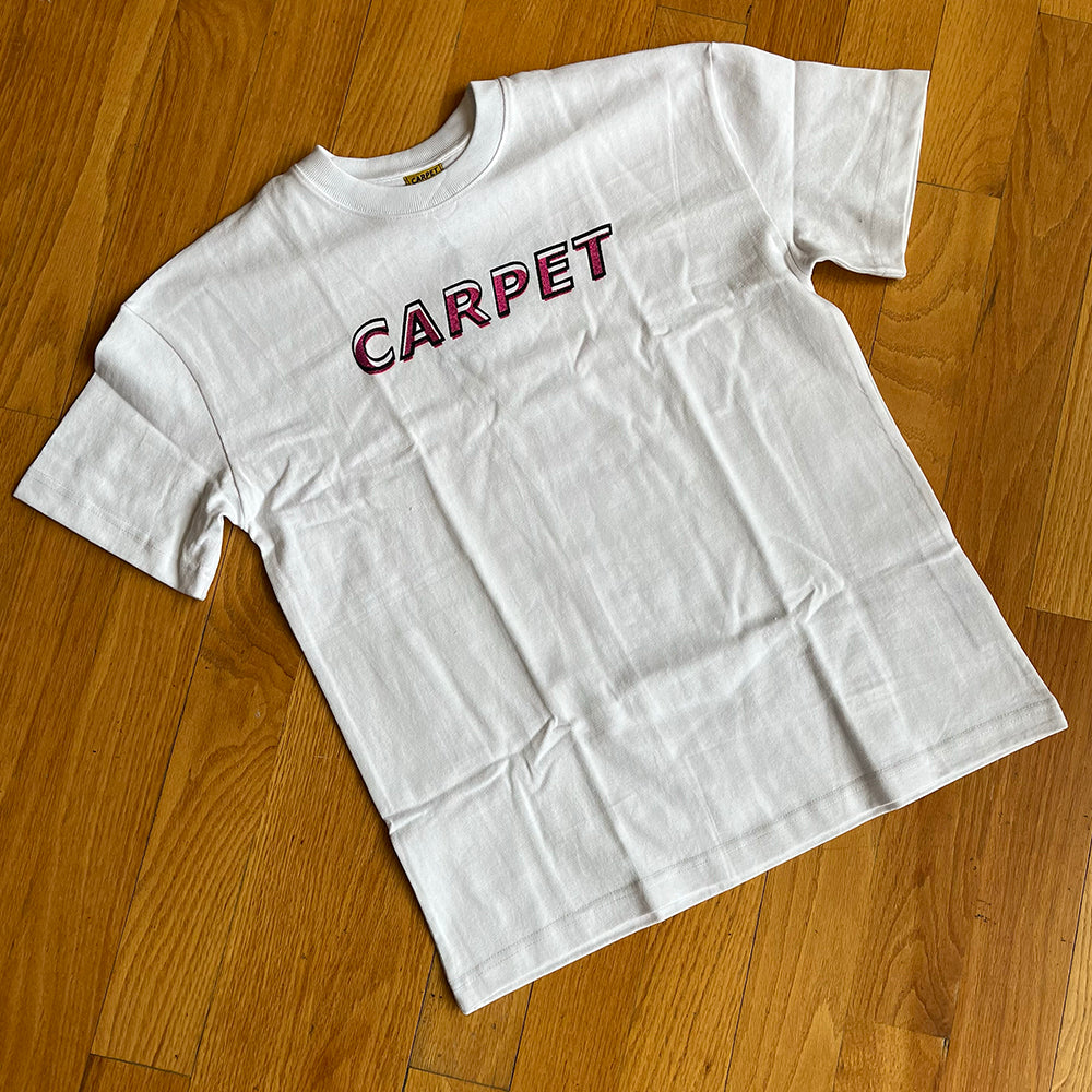 METALLIC PINK MISPRINT TEE