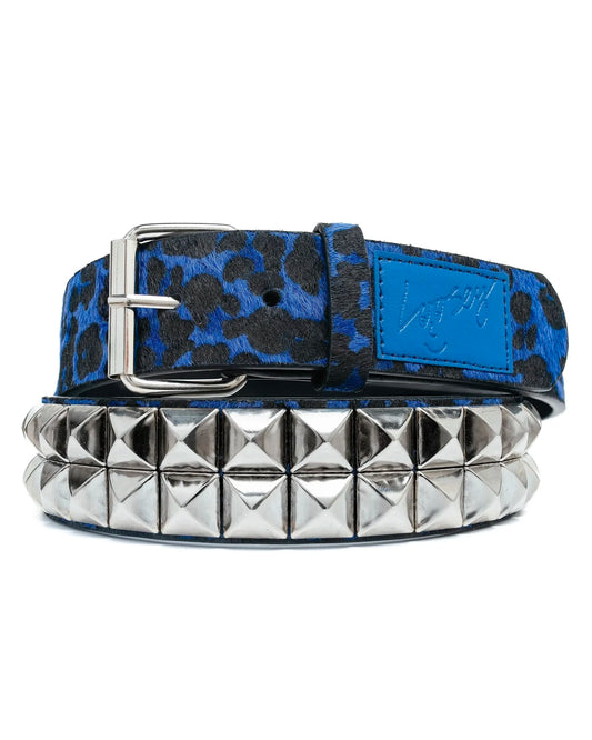 BLUE CHEETAH BELT