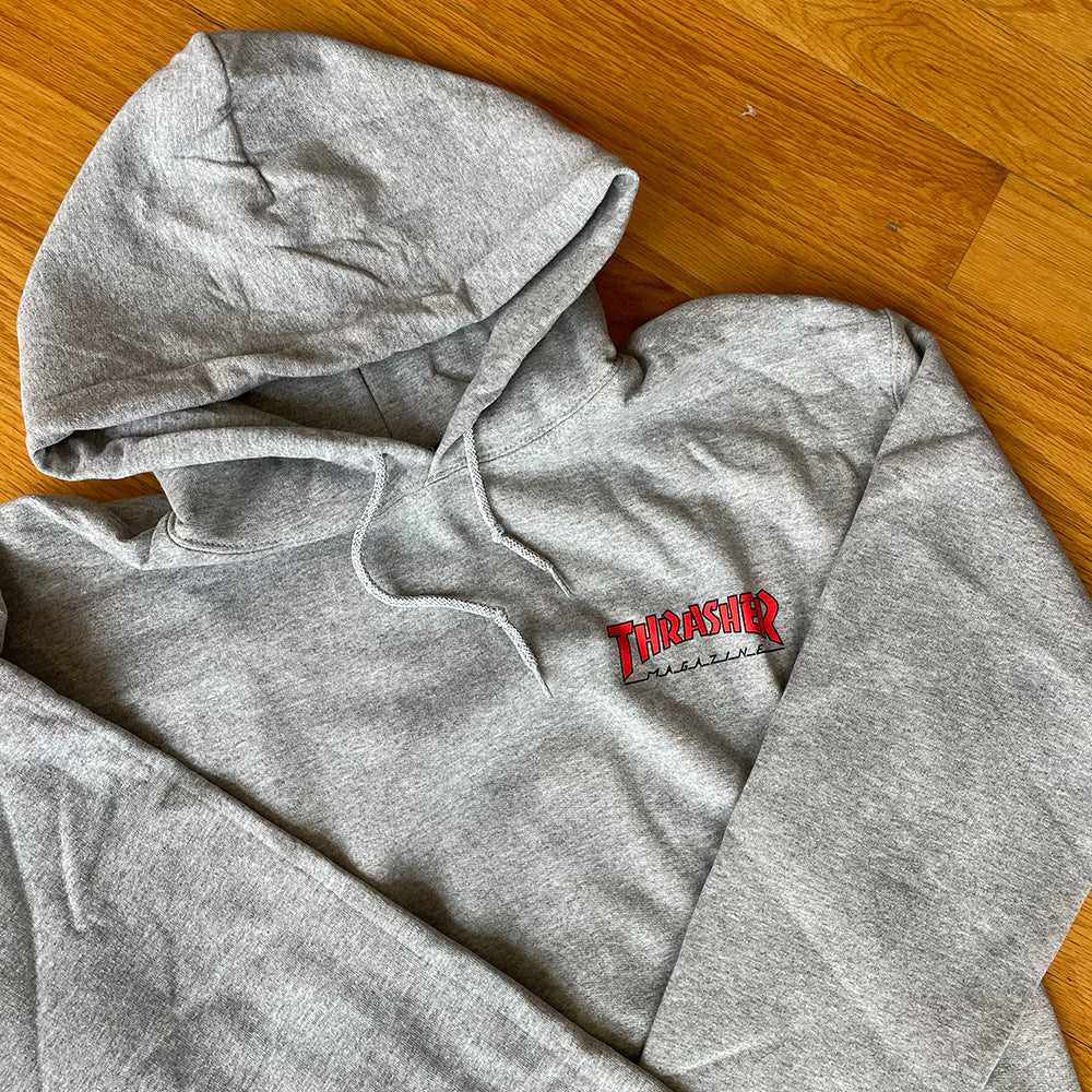 OUTLINED CHEST LOGO HOODIE