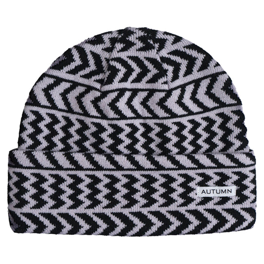 CHEVRON WHISPER PINK BEANIE