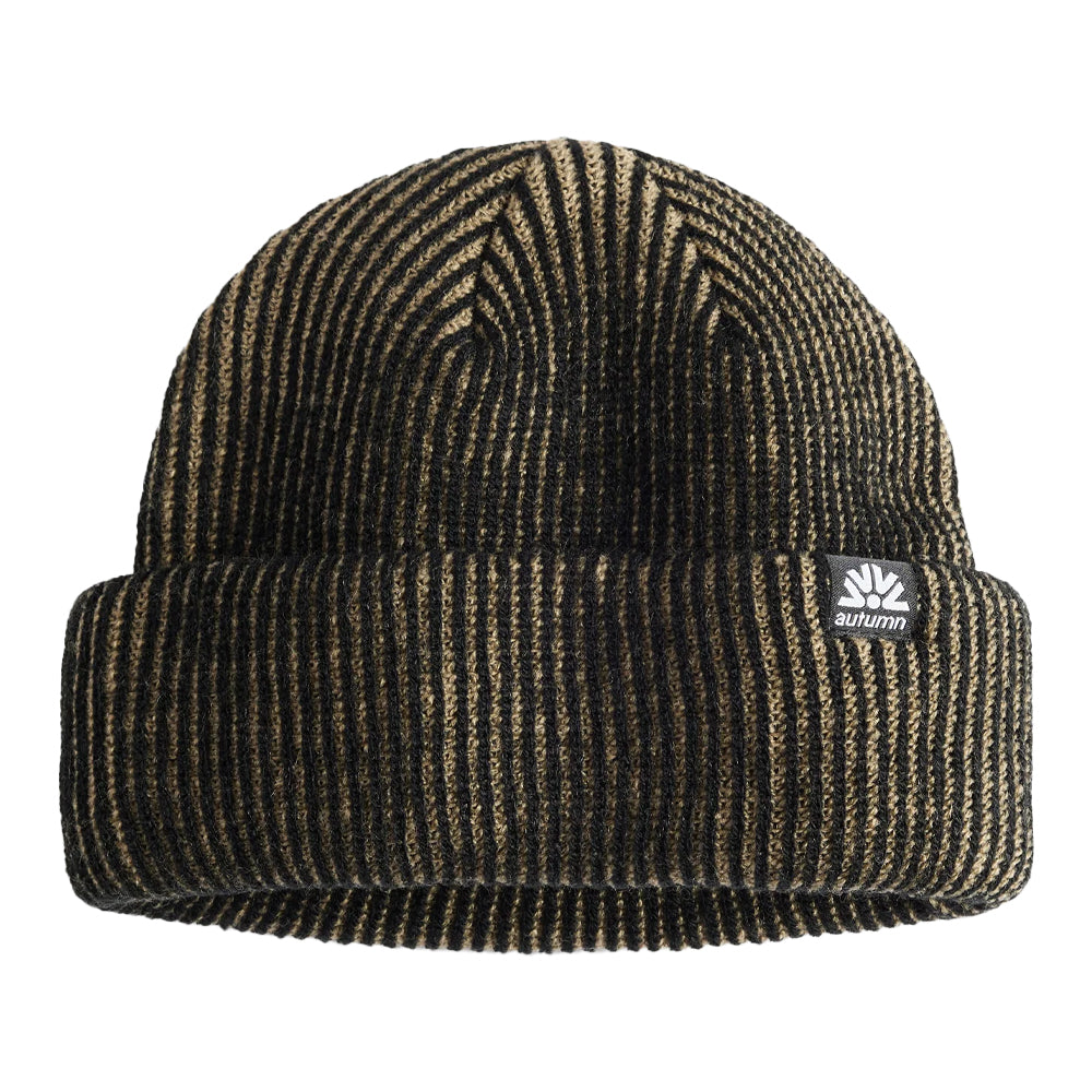 CHINCHILLA CORD DOUBLE ROLL BEANIE