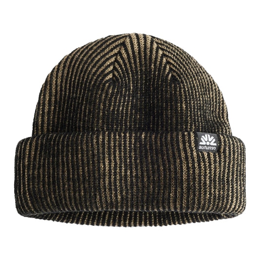 CHINCHILLA CORD DOUBLE ROLL BEANIE