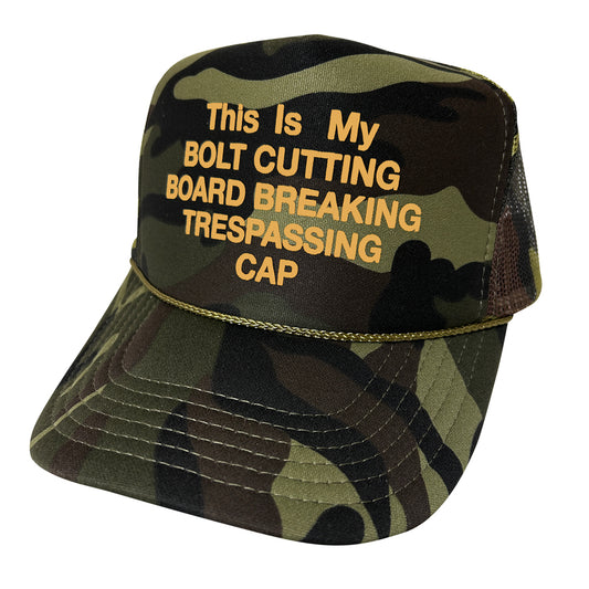 TRESPASSING TRUCKER HAT
