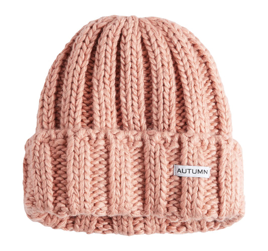 DUSTY PINK ROSEMARY BEANIE